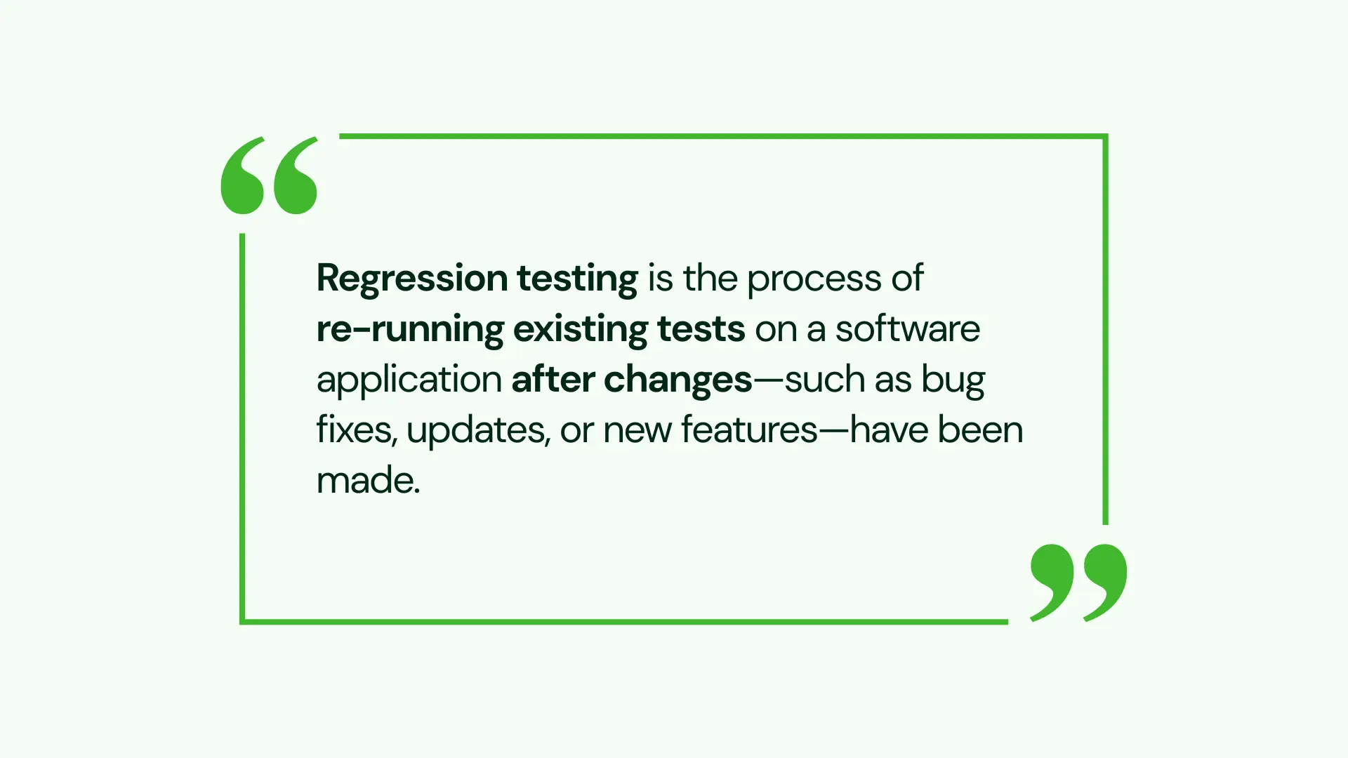 what is regression testing definition