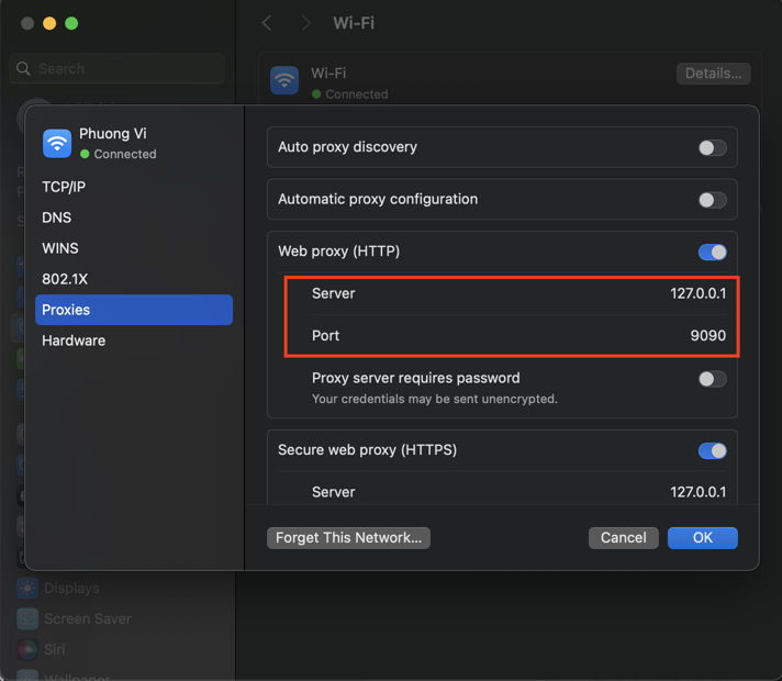 Check Web Proxy HTTP Check Web Proxy HTTP