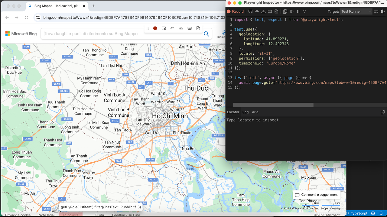 Geolocation, language, timezone