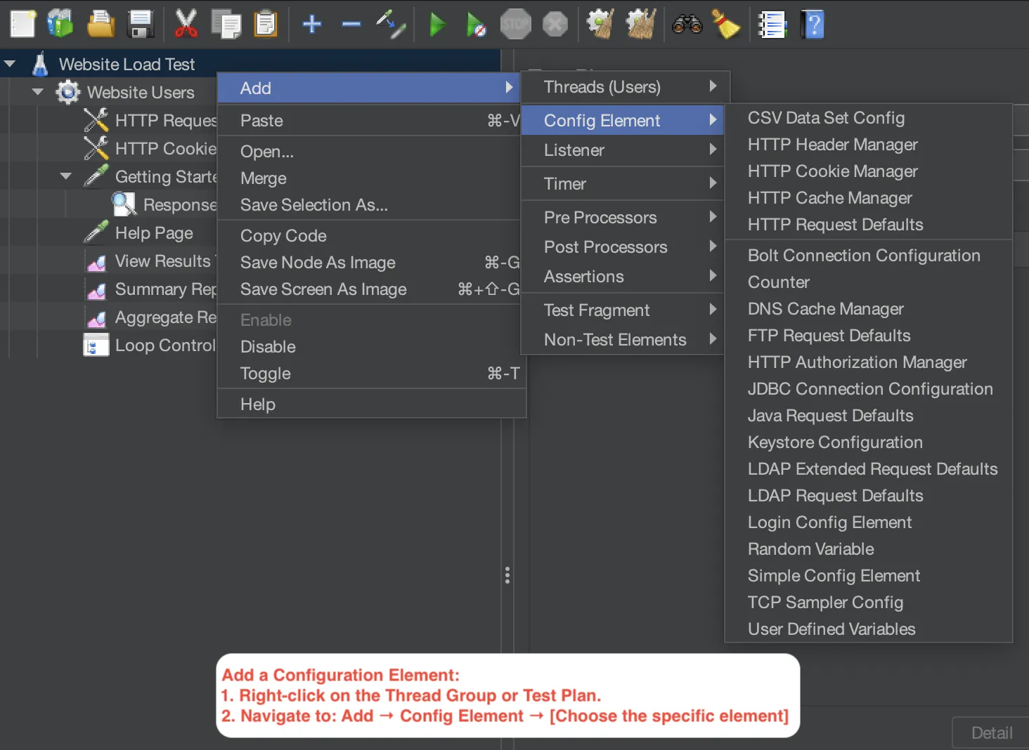 Configuration Elements Configuration Elements