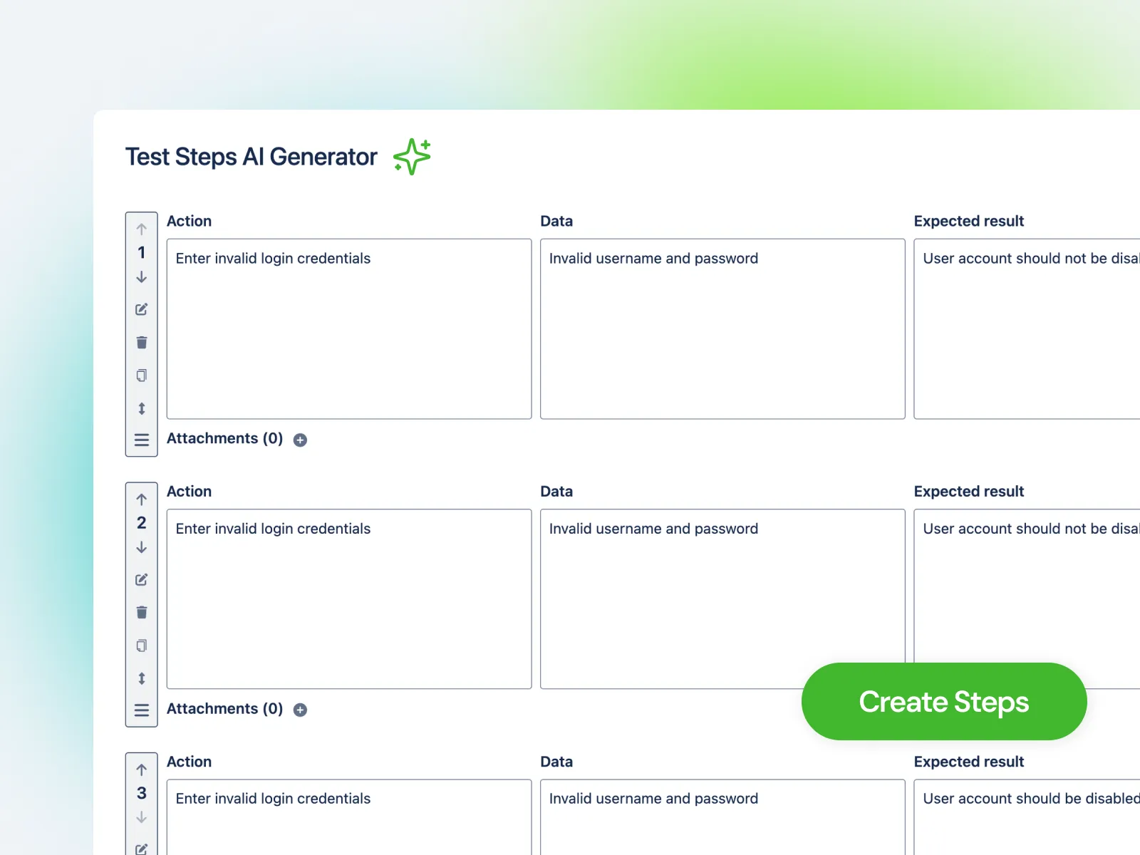 LeanTest AI Test Cases, Test Steps Generator
